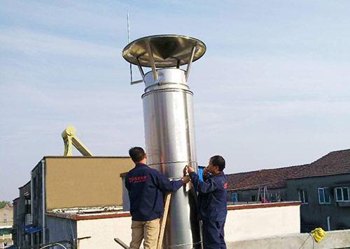 常州双层不锈钢烟囱安装-南京沃生环境工程